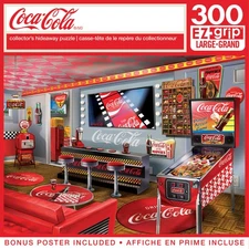 MasterPieces - Coca-Cola - Collector's Hideaway 300 Piece EZ Grip Jigsaw Puzzle