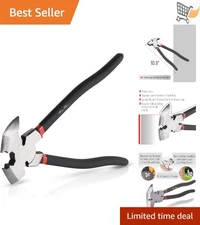 Fencing Pliers Steel Alloy 10-Inch Multi Tool Fence Cutter Nail Puller