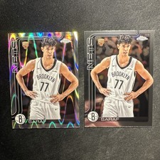2025-26 Topps Chrome Ben Saraf Rookie Wave Refractor/Base #276  New York Nets