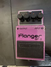 Boss BF-2 Flanger Guitar Effects Pedal 1980s MIJ Japanese Vintage