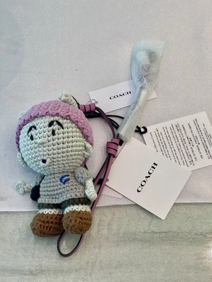 Brain Dead x Coach Xerx Alien Crochet Bag Charm - Multi