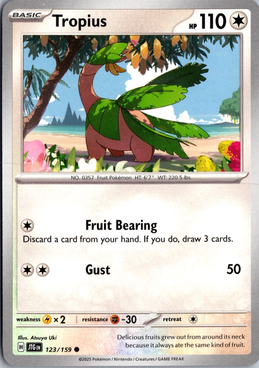 Tropius Normal Common SV09: Journey Together 123/159 NM