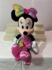 Disney Junior Rainbow Minnie Mouse Sparkle & Sing Light Up Bow 13" Plush [Works] — photo 1