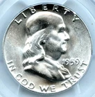 1959 Franklin Half Dollar, PCGS MS65
