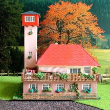 H0 Mamos / Auhagen "Hotel Stein" aus Karton Modellhaus 1:87
