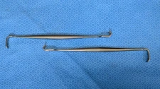 2x Jarit 190-112 Codman 50-4261 Double-Ended Senn Miller Retractors ENT tissue