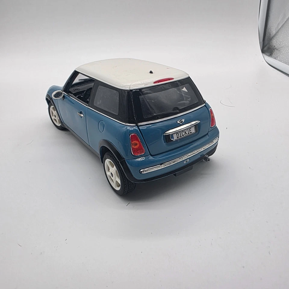 Coche de juguete modelo diecast Dickie Toys Mini Cooper S 1:28 azul Foto 4 de 4