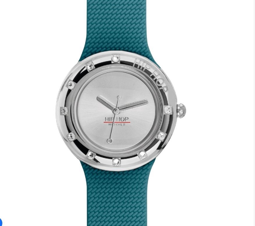 Montre Hip Hop femme chic en métal HWU0837 pour le bureau et les sorties