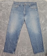 Vintage Levi's 505 Jeans 40x30 Light Wash Faded Made in USA Denim 90s Mens