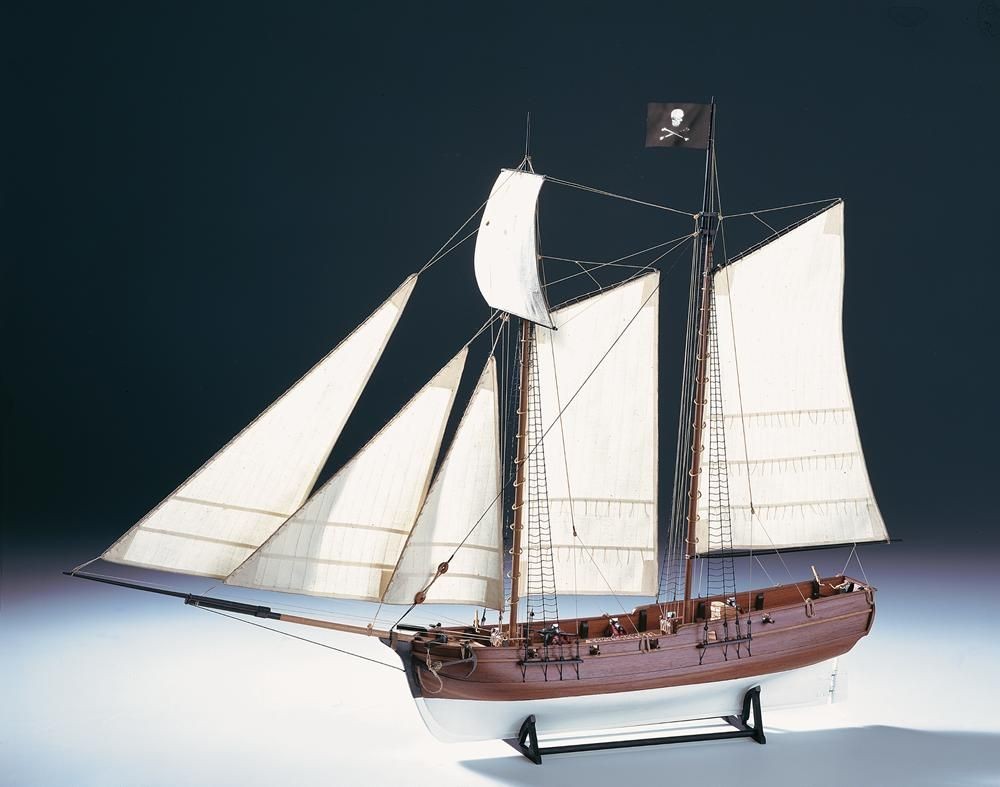 Bateau pirate Adventure Amati 1446 maquette en bois à construire échelle 1/60