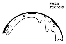 For Dodge Charger 1966-1972 Centric 111.03360 Premium Rear Drum Brake Shoes