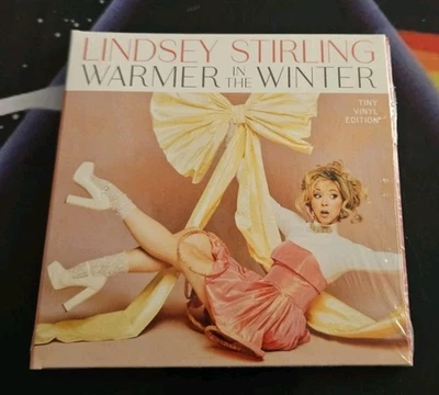 Lindsey Stirling Warmer Winter 4" Yellow Vinyl Record Sabrina Carpenter Sealed - Image 1 of 2