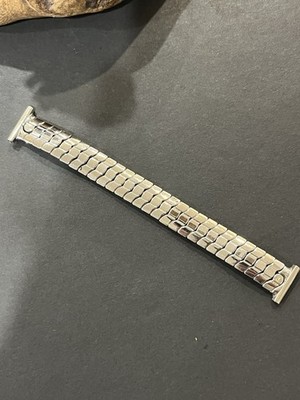 18mm VINTAGE 1960's LUXURY SPEIDEL STAINLESS STEEL MENS EXPANSION WATCH BAND NOS