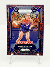 2024 Panini Prizm Monopoly WNBA - Celeste Taylor Red Black Icons Prizm (RC) #66
