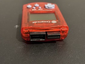 OEM SEGA Dreamcast VMU Red Virtual Memory HKT-7000 Tested & Works! Official