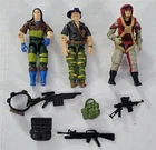 S-920 VINTAGE 1980'S HASBRO GI JOE FIGURES RECONDO SPIRIT & CRAZYLEGS