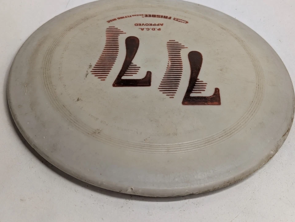 Wham-O Frisbee Brand Flying Disc # 77 Innova San Marino Mold 172g Gray Mid Range - Image 4 of 4