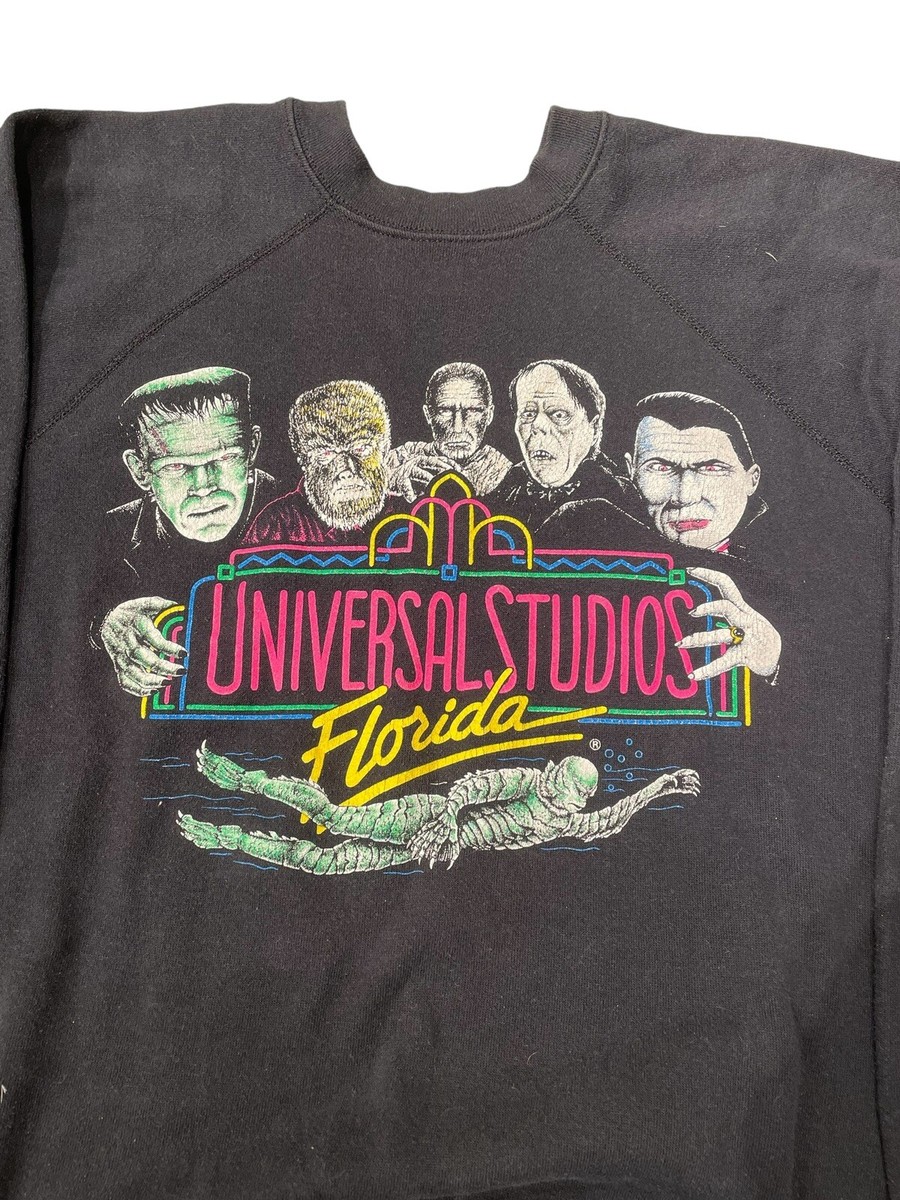トップス 80's UNIVERSAL STUDIOS Florida SWEAT Vintage Universal Studios Florida Sweatshirt Crewneck Big