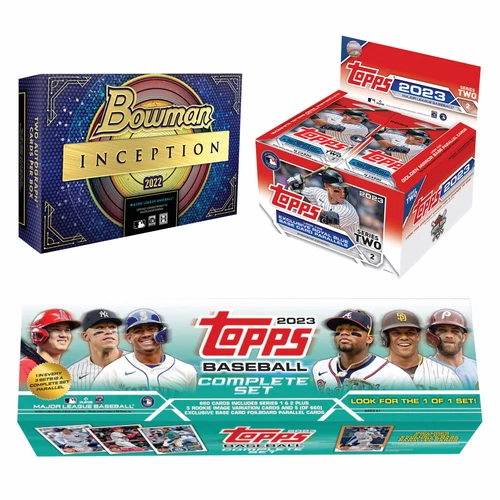 Topps MLB 22/23 Inception Bundle – 3 Box Set with 1,000+ Baseball Cards