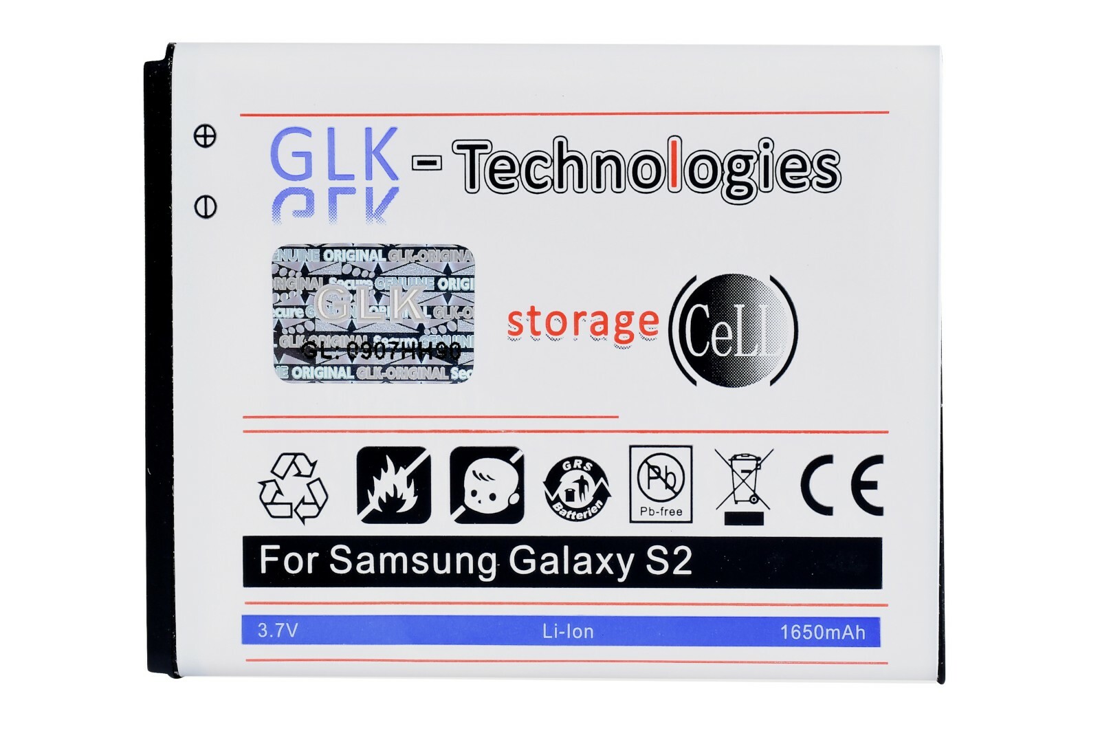 GLK-Technologies TOP LEISTUNGS AKKU für SAMSUNG Galaxy S2 Akku EB-F1A2GBU 