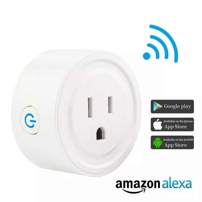 Wifi Smart US Plug Wireless Power Socket Outlet Works Alexa Google Home Etc