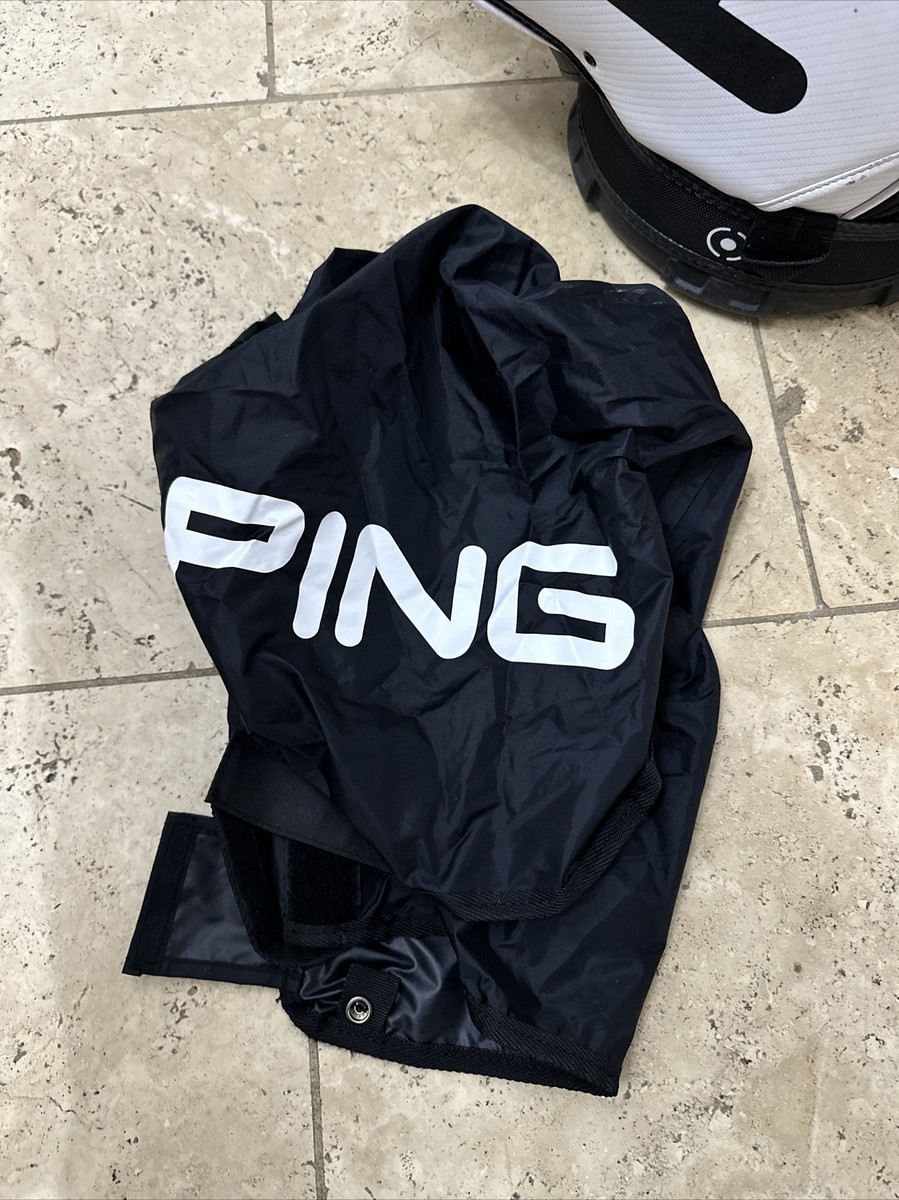 2023 PING Staff Golf Tour Bag, 6-Way, rainhood, strap, good 2023 PING Staff Golf Tour Bag, 6-Way, rainhood, strap, good