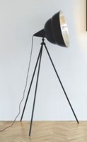 Habitat Giant Photographic Tripod Floor Lamp Black, Pre Bankruptcy Stock HB087