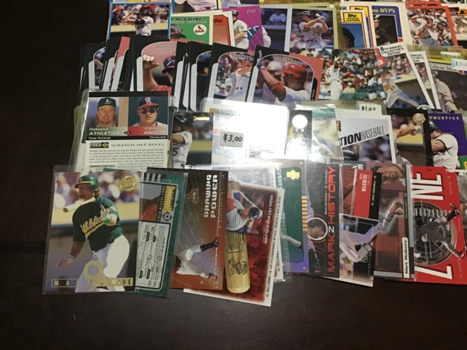MARK McGWIRE Oddball Insert & Regular issue Baseball  ATHLETICS YOU CHOOSE - Image 2 of 4