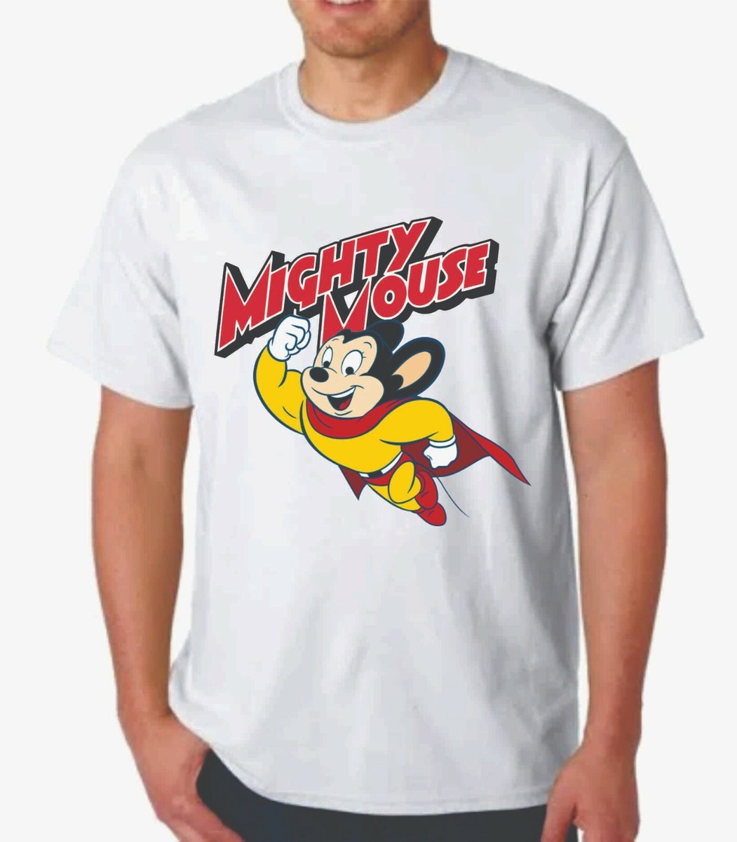MIGHTY MOUSE 1960's CARTOON SHIRT T-SHIRT CLASSIC Cereal Fans | eBay