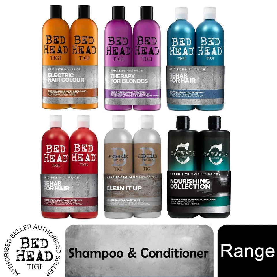 Bed Head TIGI Shampoo & Conditioner 2x750ml, Shop the range