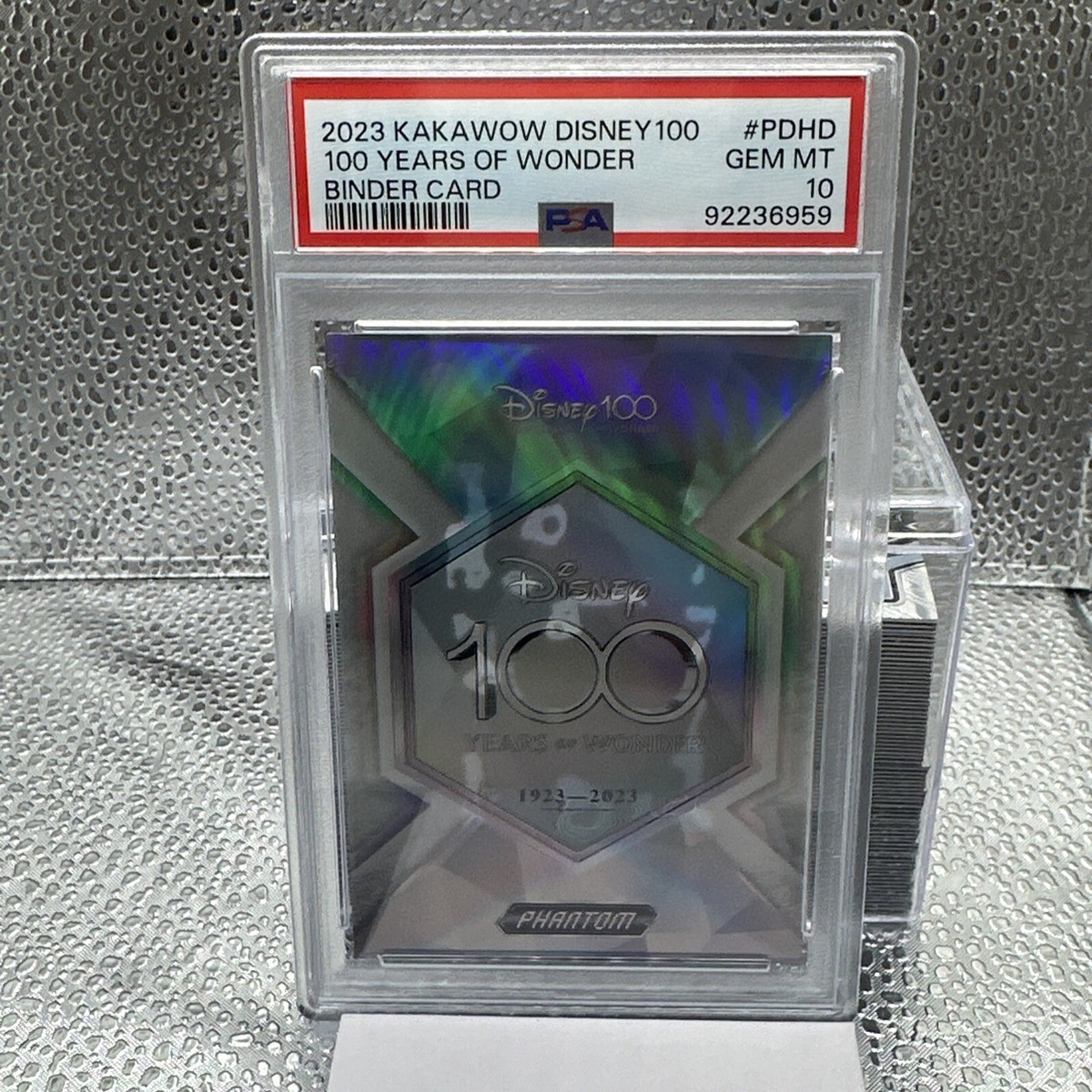 2023 Kakawow Disney 100 Binder Card 100 Years Of Wonder PSA 10 2023 Kakawow Disney 100 Binder Card 100 Years Of Wonder PSA 10