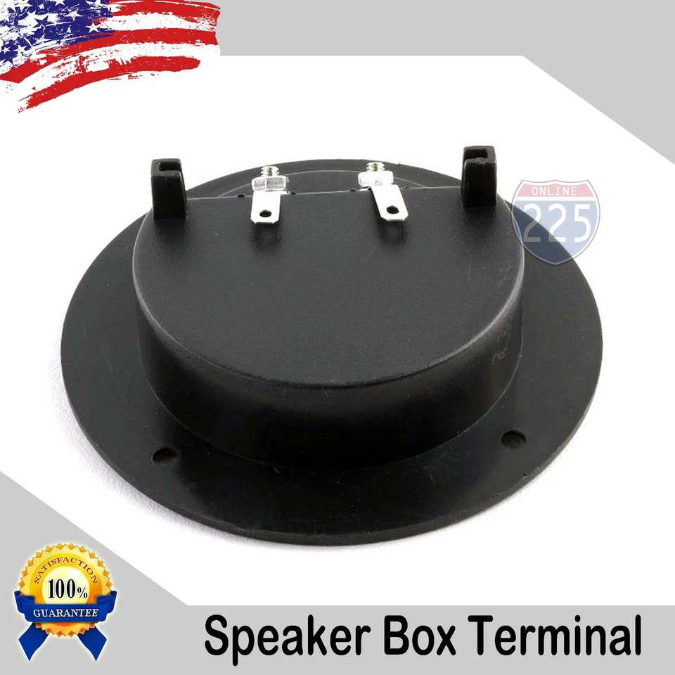 4 PC SUBWOOFER SPEAKER ROUND BOX TERMINAL SCREW CUP PLATE CONNECTOR BINDING POST - Image 2 of 3