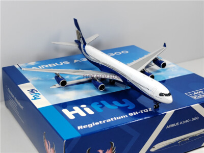Phoenix Hi Fly for Airbus A340-300 9H-TQZ 1:400 Aircraft Pre
