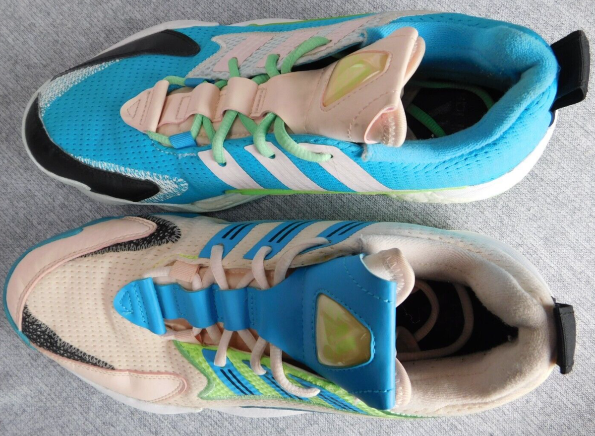 Adidas Crazy BYW X 2.0 Men's 10 1/2 Cyan Pink Tinted Green