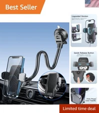 Heavy-Duty Anti-Shake Phone Cradle for Cars - Ideal for Professional Drivers