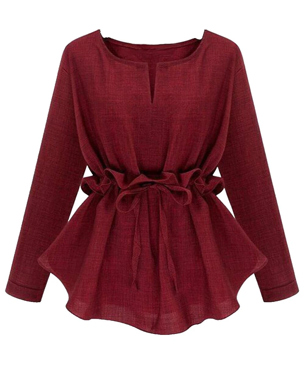 Cotton Casual Blouse Tops for Women