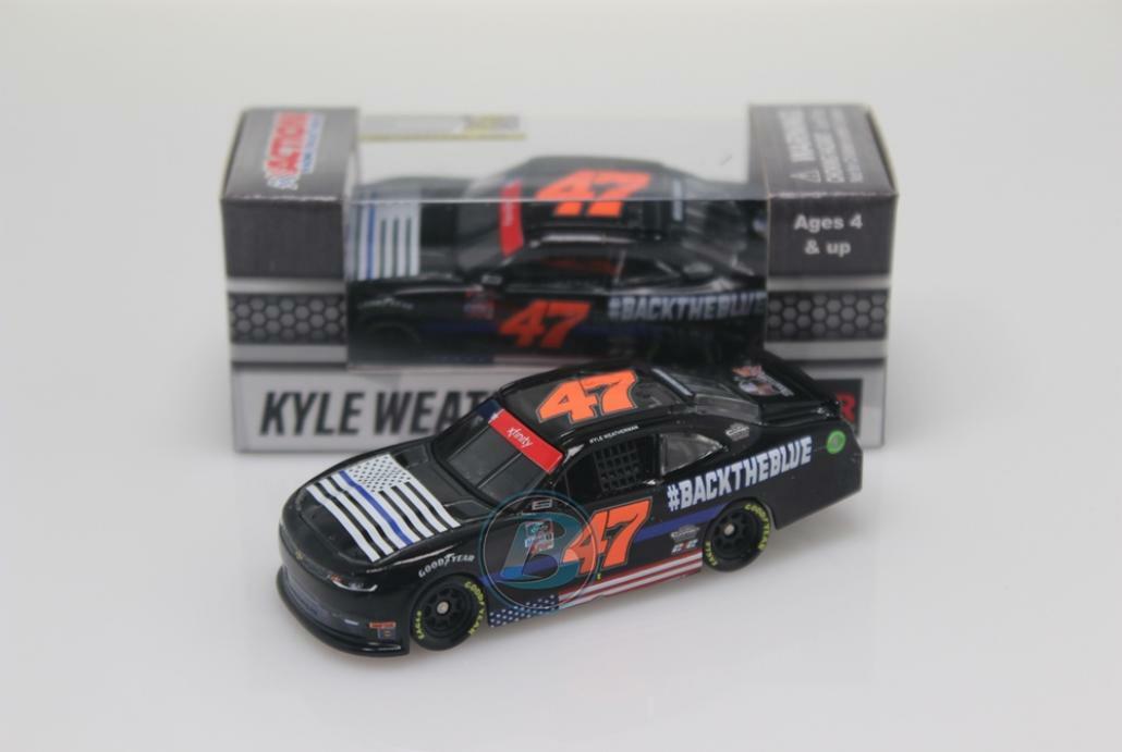 NASCAR 2020 KYLE WEATHERMAN #47 PATRIOTIC BACK THE BLUE 1/64 CAR
