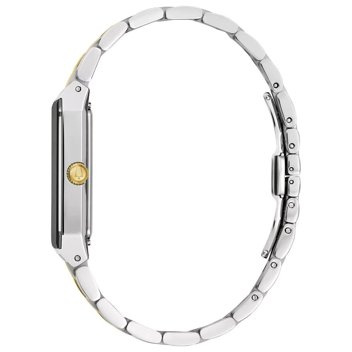 Bulova Men's Modern Day Date Indicator Quartz Silver Gold Bulova Men's Modern Day Date Indicator Quartz Silver Gold