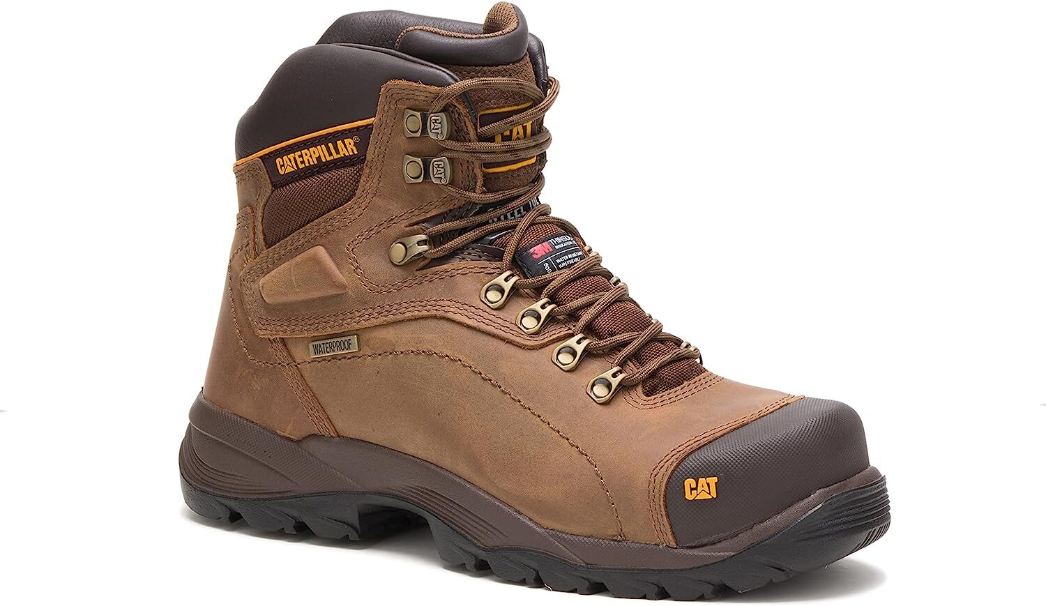Caterpillar Men's Diagnostic Hi Waterproof Thinsulate™ Steel Toe Work Boot Dark eBay