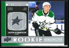 2021-22 UD  Rookie Retrospective Jason Robertson #H1R4B