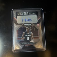 RARE TERQUAVION SMITH AUTOGRAPHED ROOKIE CARD SENSATIONAL SIGNATURES