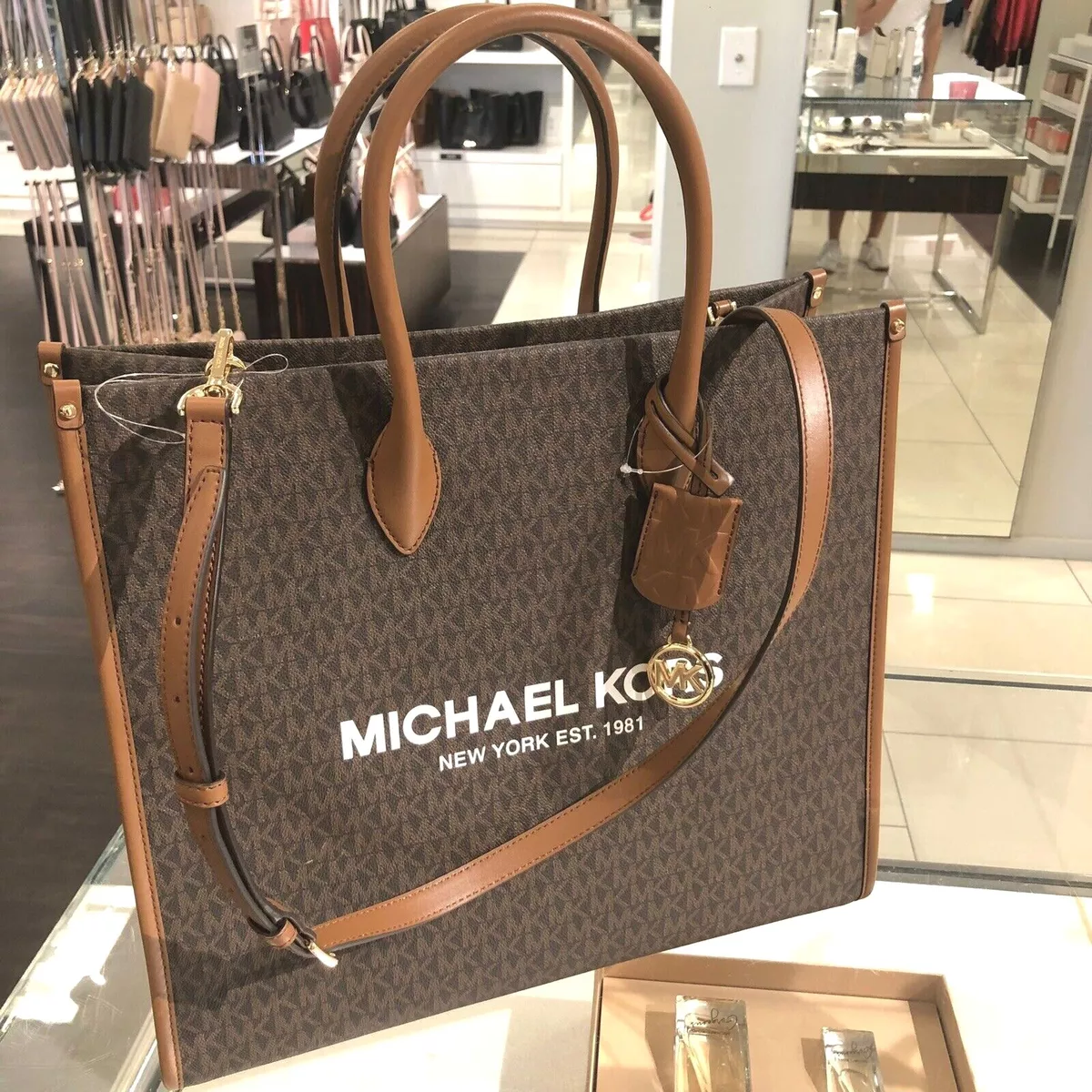 Michael Kors Mirella Large Signature MK Tote Bag