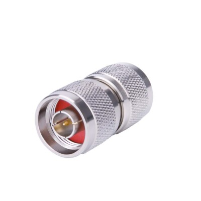 N-Type Male Plug to PL259 UHF Male Plug RF Adapter Barrel Connector