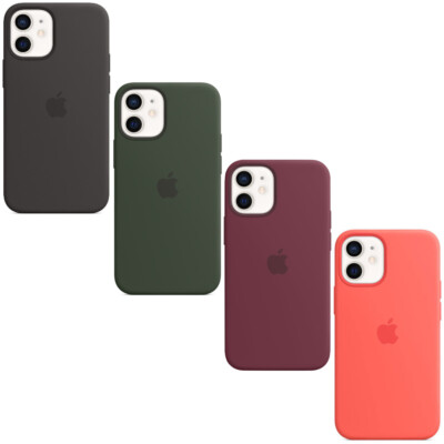 Original Apple iPhone 12 MINI Silikon MagSafe Schutz Hülle Case Cover in OVP