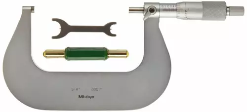 Mitutoyo 101-120 Outside Micrometer, 3-4" Range, .0001" Graduation