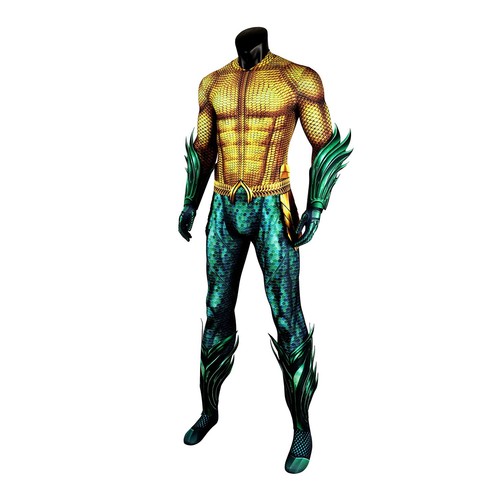 Aquaman 2 Arthur Curry Cosplay Costume Jumpsuit Catsuit Carnival Halloween