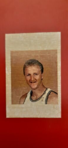 FOURNIER MINI STICKER 1988 NBA LARRY BIRD BOSTON CELTICS LEGEND  STAR - Photo 1 sur 2