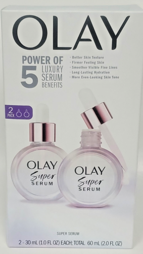 Olay Super Serum, 1 fl. oz. Each, 2 Pack Set, Brand New With Sealed