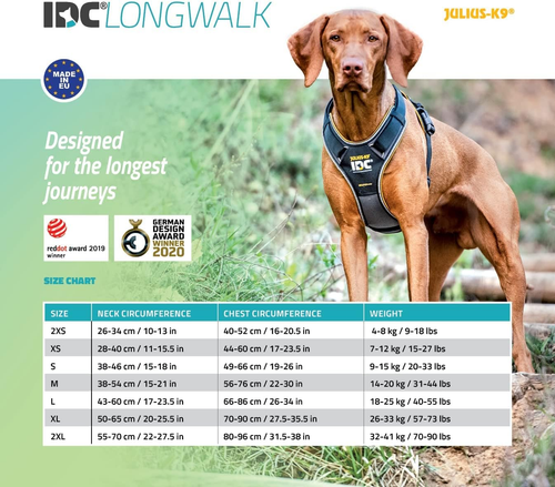 Pettorina IDC Longwalk, Neon-Grigio, XL - Foto 7 di 12