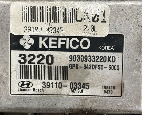 Set Llave Para HYUNDAI i20 1° Serie 39110-03345 (08 >14) - Imagen 5 de 7